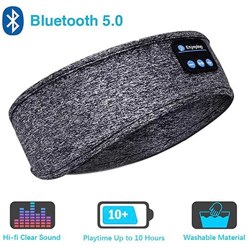 Bluetooth 5.0 Sleep Headband | 10-Hour Battery Wireless Headphones