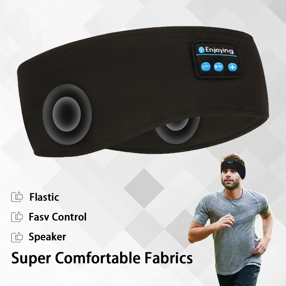 Bluetooth 5.0 Sleep Headband with Noise Cancellation | Wireless Headphones